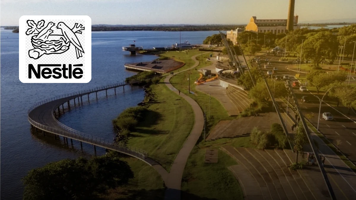 Movimento Que Faz Bem na orla de Porto Alegre com identidade da Nestlé